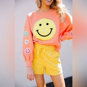 Judith March - smiley days - pullover - NWOT